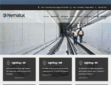 Tablet Screenshot of nemalux.com